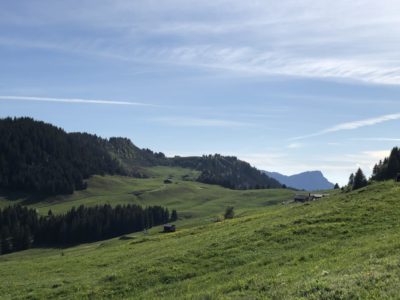montagne au matin
